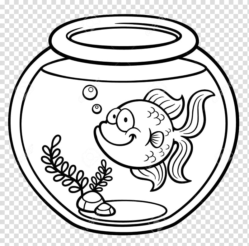 Book Black And White, Goldfish, Drawing, Aquarium, Line Art, Face, Facial Expression, Head transparent background PNG clipart