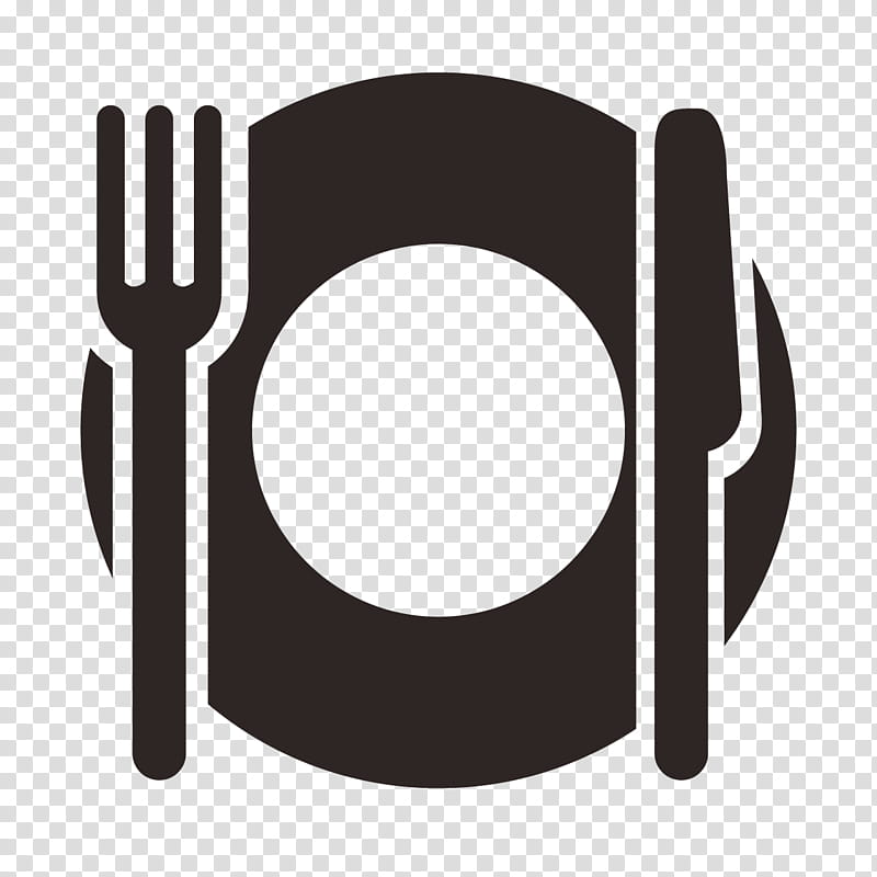 White Circle, Plate, White Plate, Fork, Spoon, Logo, Symbol transparent background PNG clipart