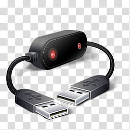 Windows Live For XP, black USB cable transparent background PNG clipart