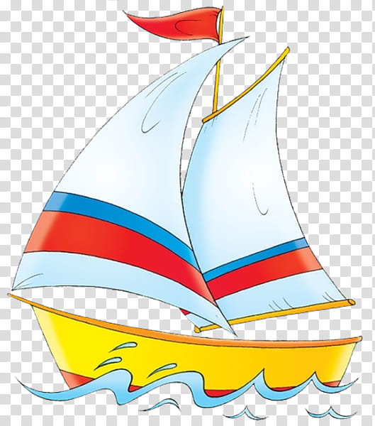Cartoon Party Hat, Sailboat, Sailing Ship, Yacht, Drawing, Watercraft