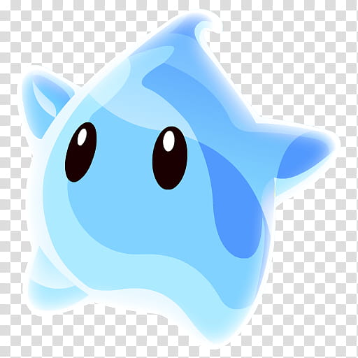 Mario Galaxy Luma Dock Icons, BlueLuma transparent background PNG clipart