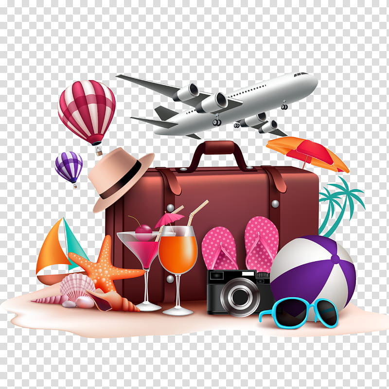 Travel Icons, Tourism, Travel Agent, Hotel, Vacation, Airplane, Vehicle, Cosmetics transparent background PNG clipart