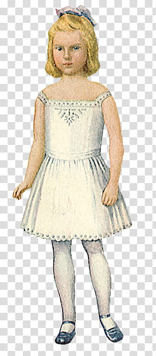 Alice in Wonderland s, girl wearing white sleeveless dress sketch transparent background PNG clipart