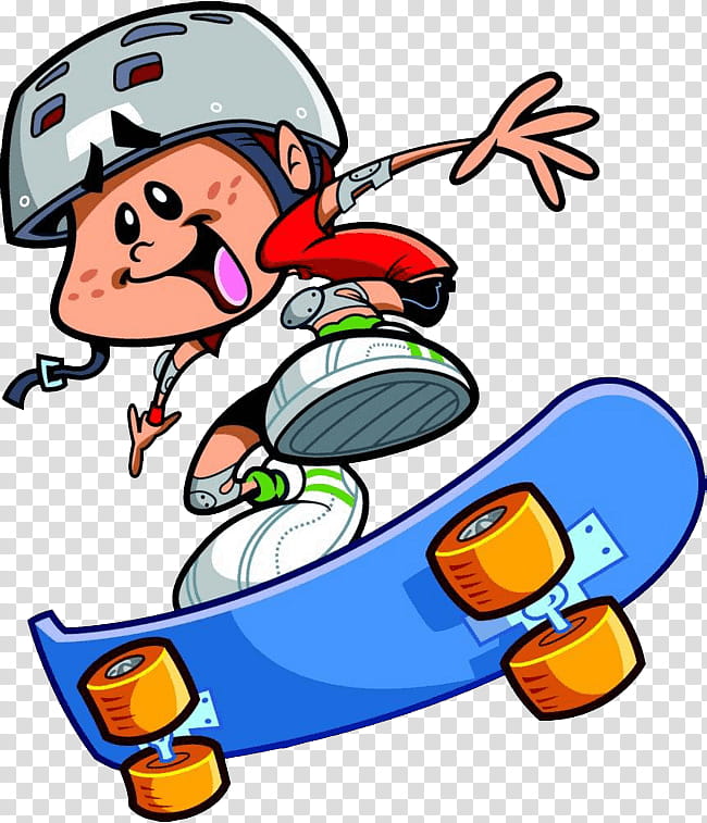 Skateboarding, Cartoon, Roller Skating, Skateboarding Trick transparent ...