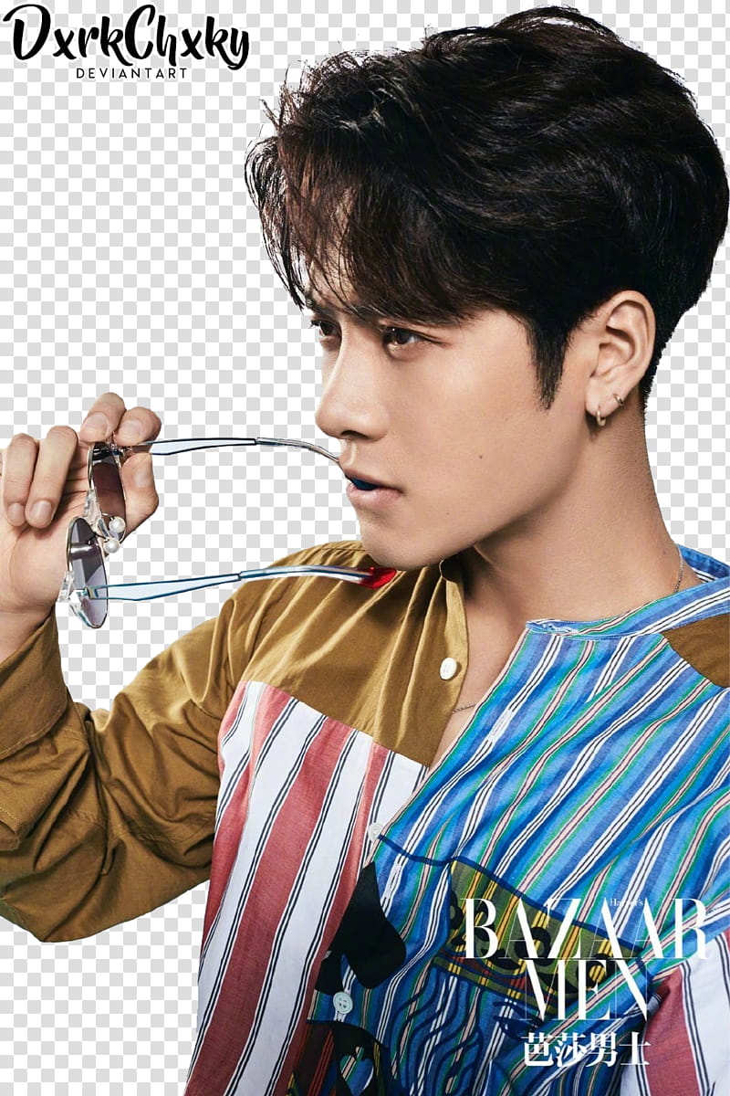 Jackson GOT, Jacksong Wang transparent background PNG clipart