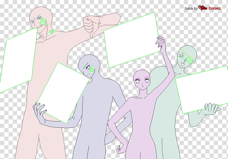 group base request, male and female illustration transparent background PNG clipart