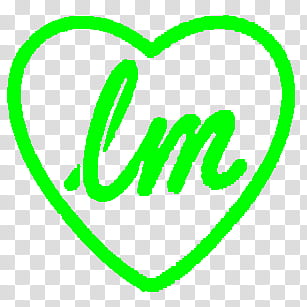 Logos Little Mix, green heart shape transparent background PNG clipart