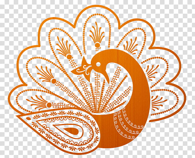 Henna mehndi feather logo Royalty Free Vector Image
