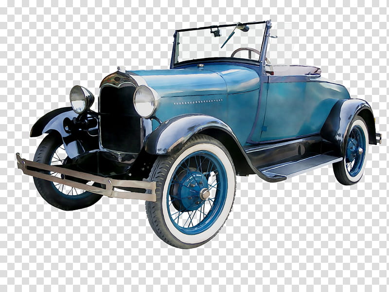 Classic Car, Antique Car, Vintage Car, Hot Rod, Vehicle, Land Vehicle, Ford Model A, Sedan transparent background PNG clipart