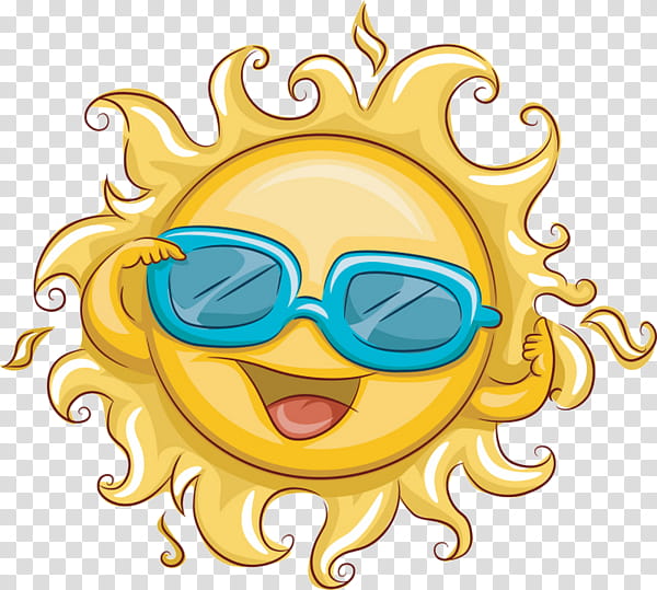 Emoticon Smile, Sunglasses, Rayban Original Wayfarer Classic, Smiley, Yellow, Eyewear transparent background PNG clipart