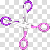 GHETTO EMOJIS, two pairs of purple scissors illustration transparent background PNG clipart