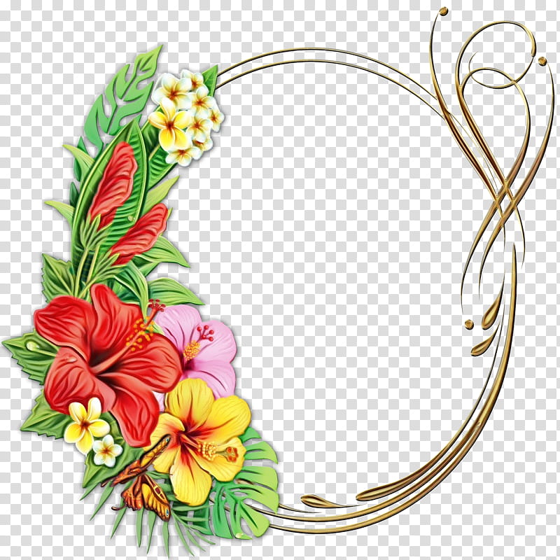 Floral Wreath Frame, Frames, Floral Design, Flower, BORDERS AND FRAMES, Flower Frame, Decorative Frames, Cut Flowers transparent background PNG clipart