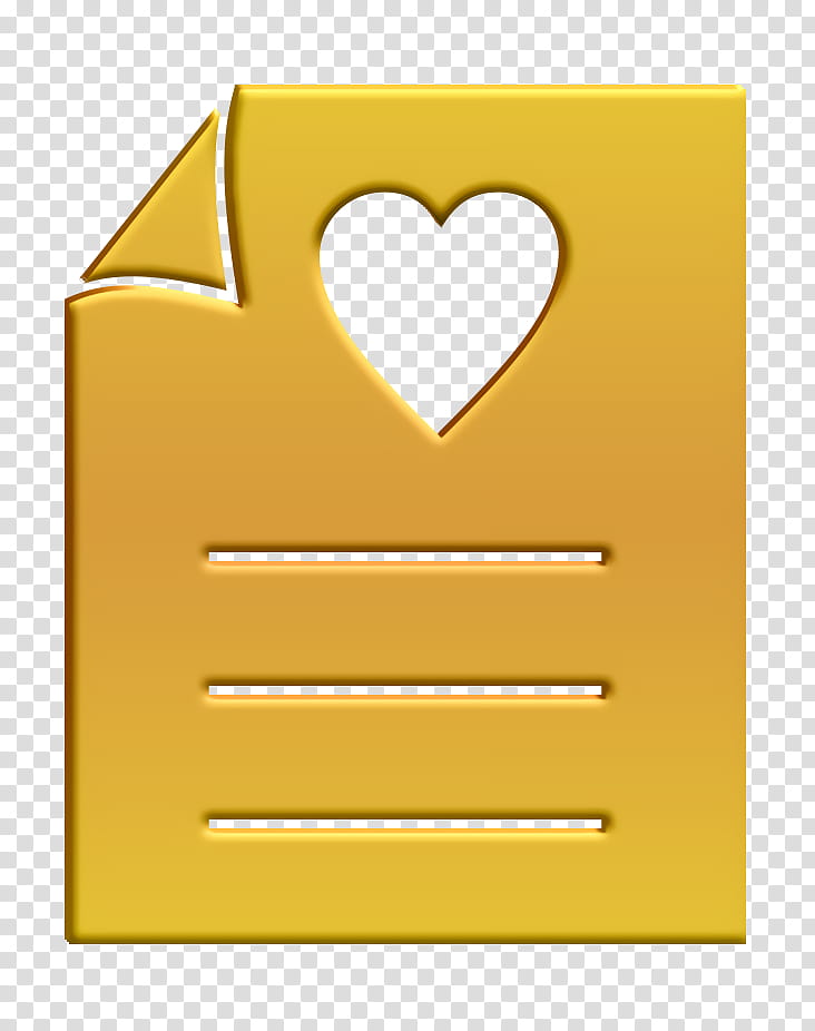 bookmark icon cart icon wish icon, Wishlist Icon, Yellow, Rectangle, Paper Product transparent background PNG clipart