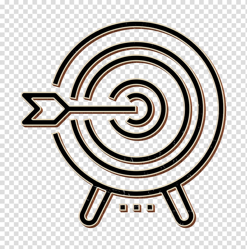 Job Resume icon Target icon, Line Art, Symbol, Spiral transparent background PNG clipart