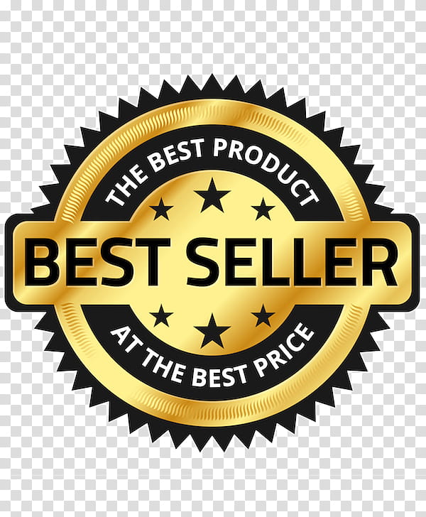 Best seller symbol icon sign red design with ribbon transparent