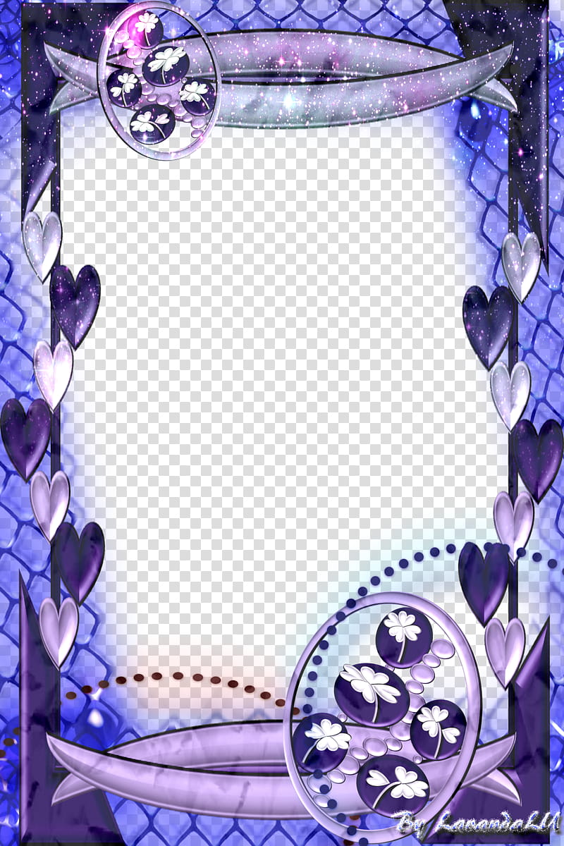 Lav Frames , purple frame transparent background PNG clipart