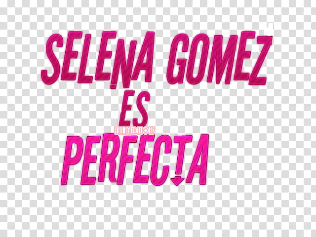 Selena Gomez es Perfecta Texto transparent background PNG clipart