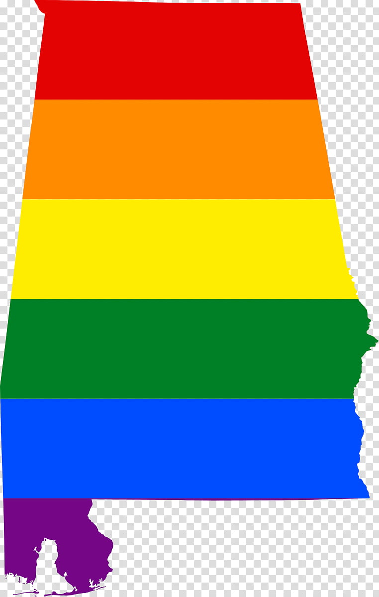 Rainbow Flag, Alabama, Flag Of Alabama, Lgbt Rights By Country Or Territory, Samesex Marriage, Us State, Queer, United States transparent background PNG clipart