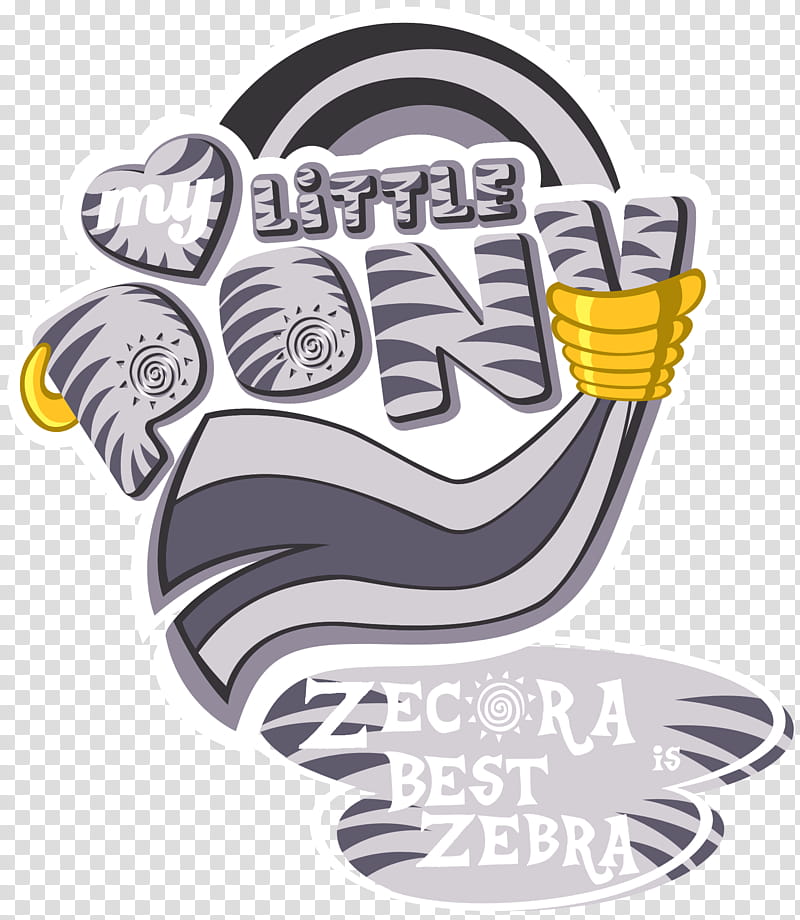 Fanart MLP My Little Pony Logo Zecora, My Little Pony D text illustration transparent background PNG clipart