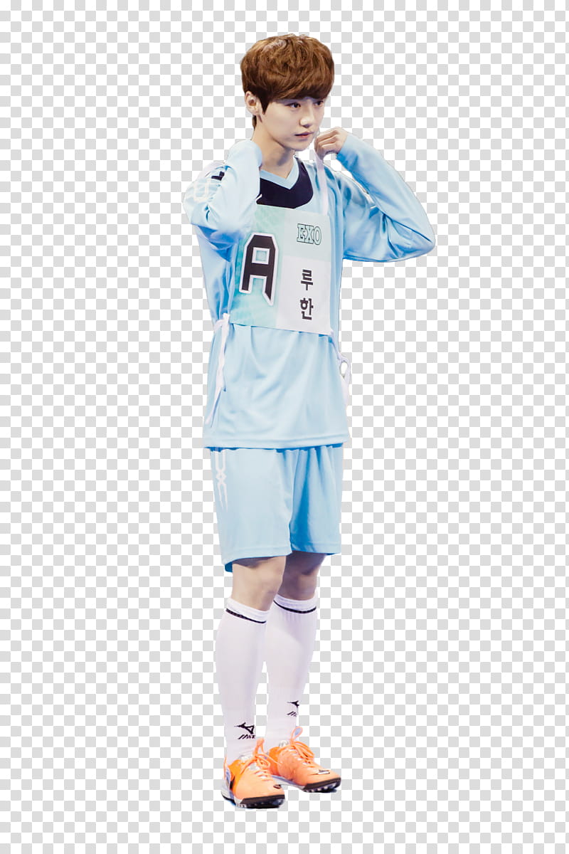 men's blue soccer jersey shirt transparent background PNG clipart