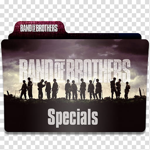 Band of Brothers TV Mini Series  Folder Icon, BoB Specials  transparent background PNG clipart