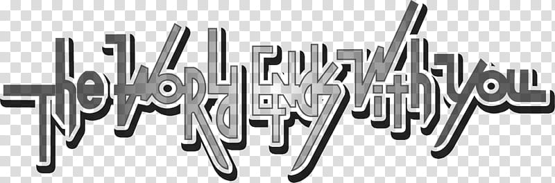 SKS TWEWY Brush and Font , The World Ends With You text transparent background PNG clipart