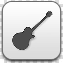 Albook Extended Black Guitar Icon Illustration Transparent Background Png Clipart Hiclipart