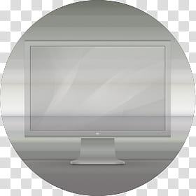 Aluminium Icon Set, Cinema Display Aluminium, gray flat screen computer monitor transparent background PNG clipart