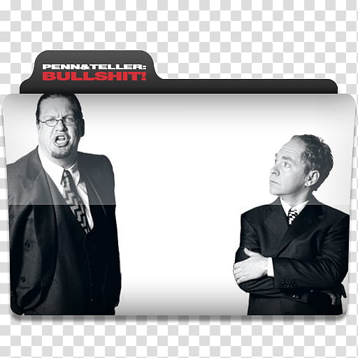 Windows TV Series Folders O P, Penn&Teller Bullshit! poster transparent background PNG clipart