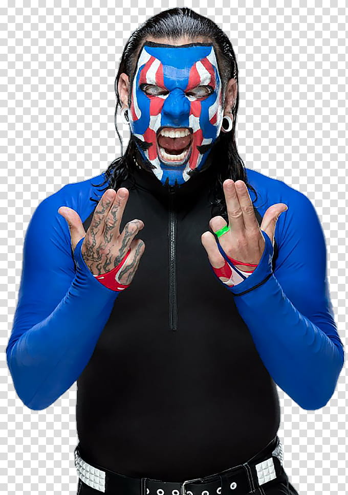 Jeff Hardy WWE fACEPAINT transparent background PNG clipart