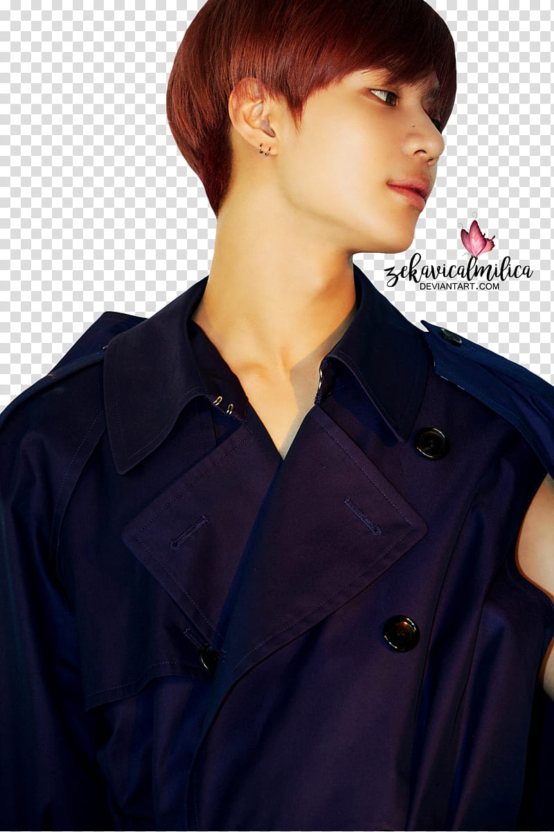 SHINee Taemin The Story Of Light, man wearing black collared double-breasted top transparent background PNG clipart