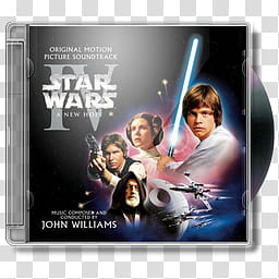 CDs  Star Wars Episode  A New Hope, Star Wars IV A New Hope  icon transparent background PNG clipart