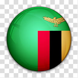 World Flag Icons, flag of Zambia transparent background PNG clipart