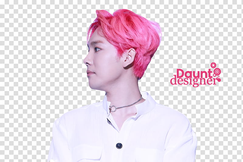 [ ] Jinwoo Pink Hair, Daunt Designer transparent background PNG clipart