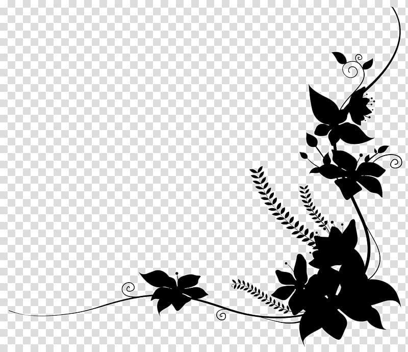 Flower Stencil, Insect, Silhouette, Leaf, Computer, Membrane, Black M, Blackandwhite transparent background PNG clipart