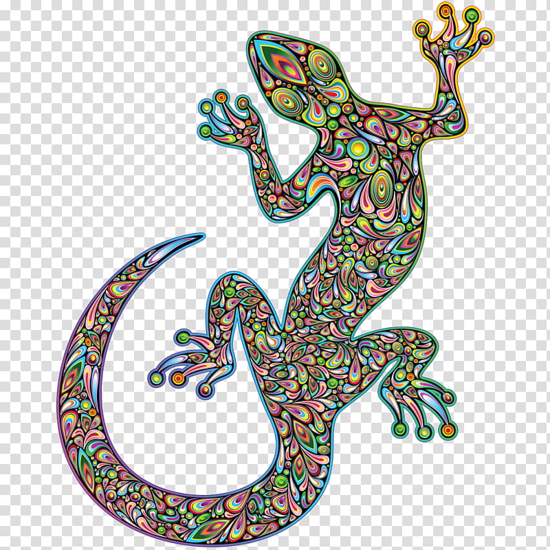 Lizard Reptile, Psychedelic Art, Gecko, Psychedelia, Canvas Print, Psychedelic Trance, Jim Morrison, Animal Figure transparent background PNG clipart