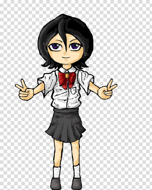 Rukia Kuchiki Chibi transparent background PNG clipart