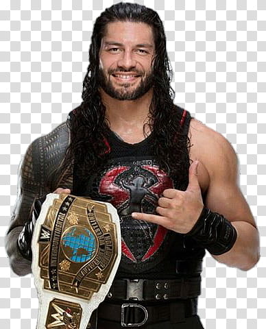 Roman Reigns Intercontinental Champion  transparent background PNG clipart