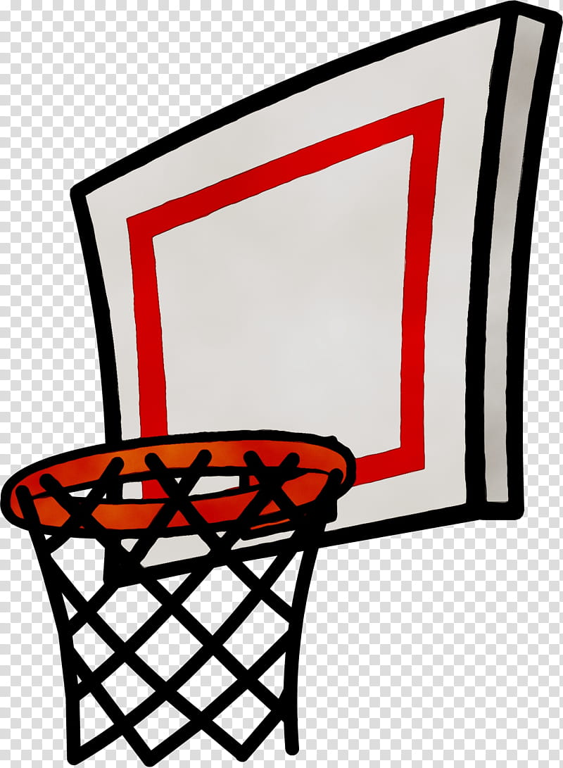 basketball net with stand clipart