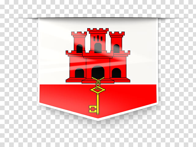 Flag, Gibraltar, Flag Of Gibraltar, Flags Of The World, Red, Logo transparent background PNG clipart