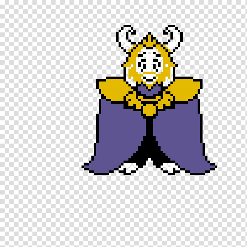 Undertale Pixel Art, Toriel, Asgore, Flowey, Sprite, Artist, Game, Toby Fox transparent background PNG clipart