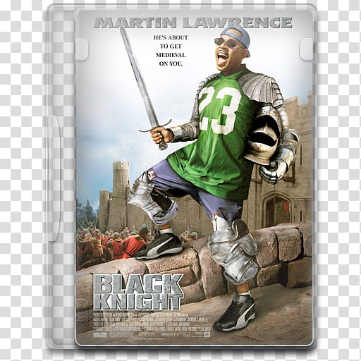 Movie Icon , Black Knight, Martin Lawrence case transparent background PNG clipart