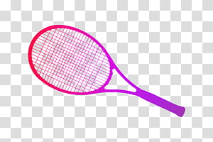 pink tennis racket clipart