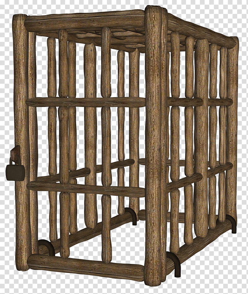 TWD Wooden Cage, brown wooden pet cage illustration transparent background PNG clipart