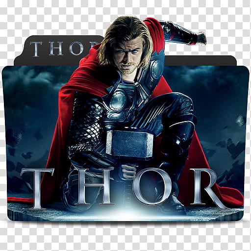 MARVEL Cinematic Universe Folder Icons Phase One, thor, Marvel Thor folder icon transparent background PNG clipart
