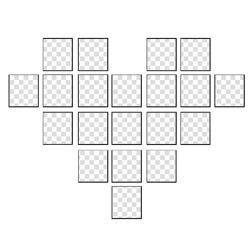Transparent background from squares shape for illustrations with