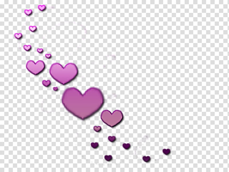 Corazones Purple Heart Stickers Transparent Background Png