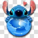 Stitch Icons, Stitch love mozilla, Stitch and globe transparent background PNG clipart