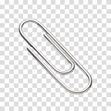 Cool_, grey paper clip transparent background PNG clipart | HiClipart