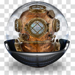 Sphere   , vintage diving helmet illustration transparent background PNG clipart